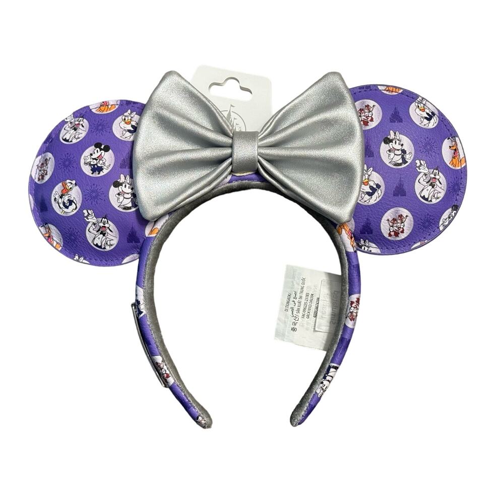 Loungefly 100th Anniversary Minnie Headband Ears Mickey & Friends NWT